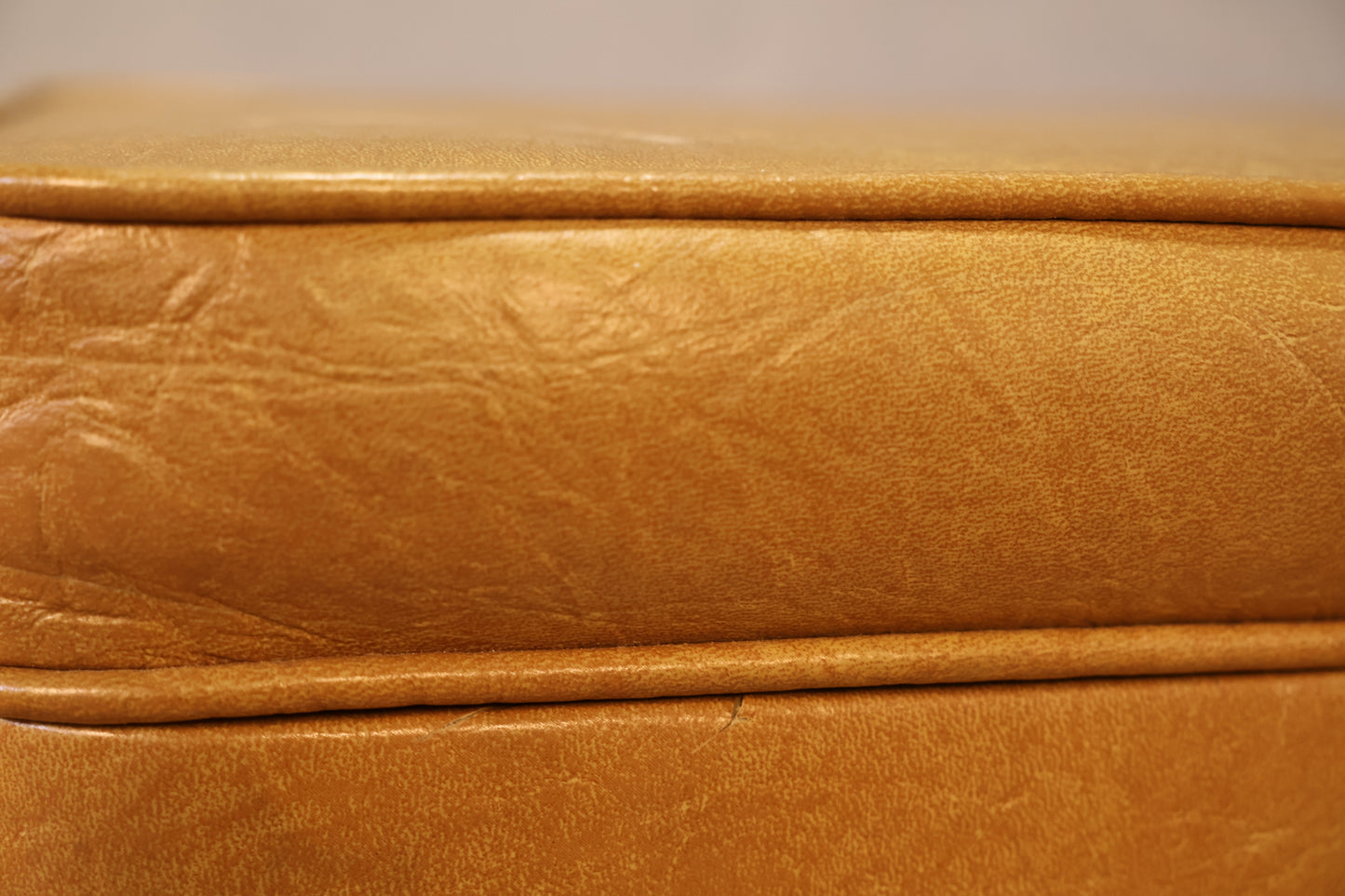 Mustard Rolling Storage Ottoman