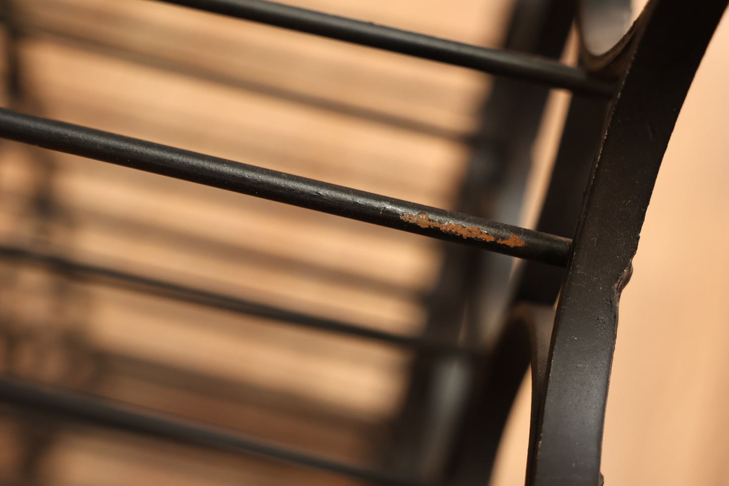 Arched Iron Wine Rack