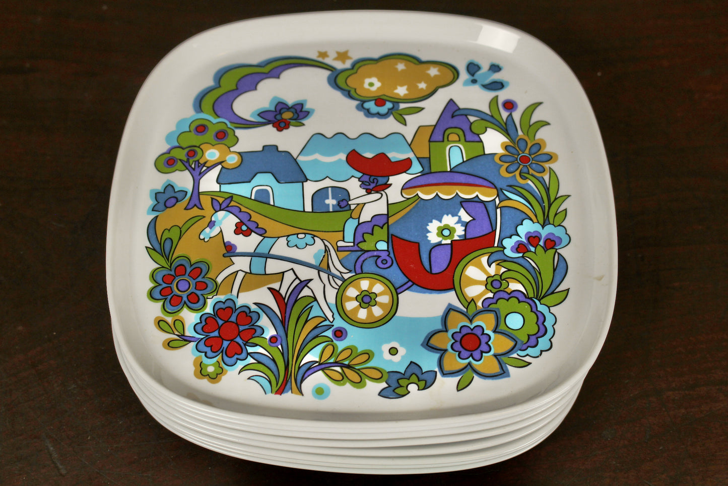 Quadrille Sango 30-Piece Tea Set