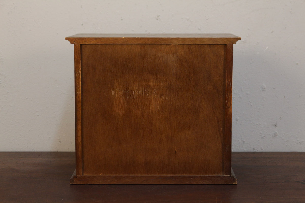 Dark Wooden 8-Drawer Jewelry Chest