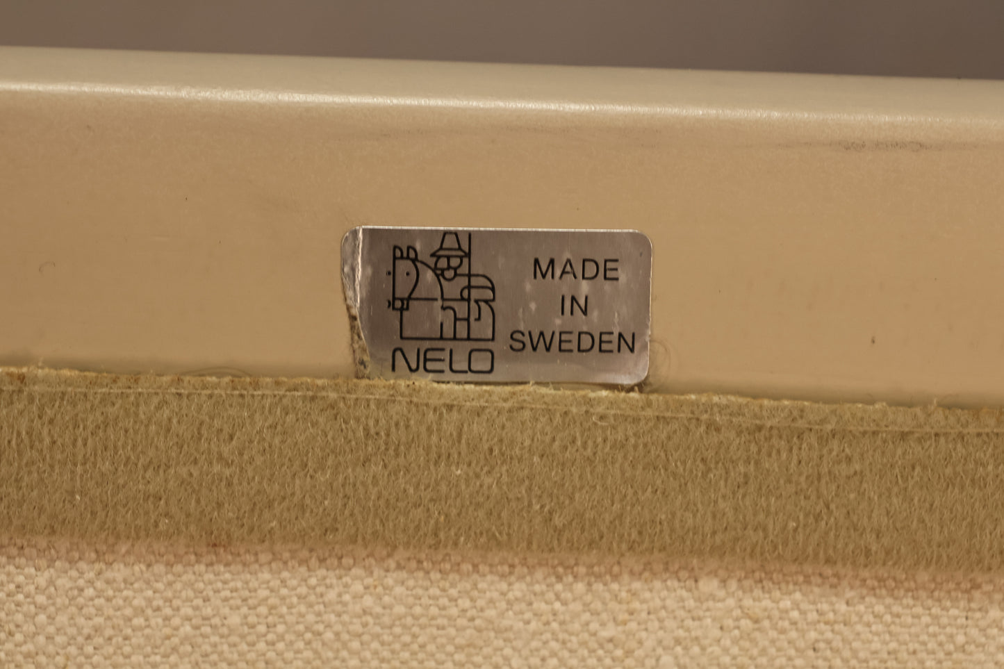 1970s Nelo Cream Leather Bentwood Lounge Chair - ONLINE ONLY