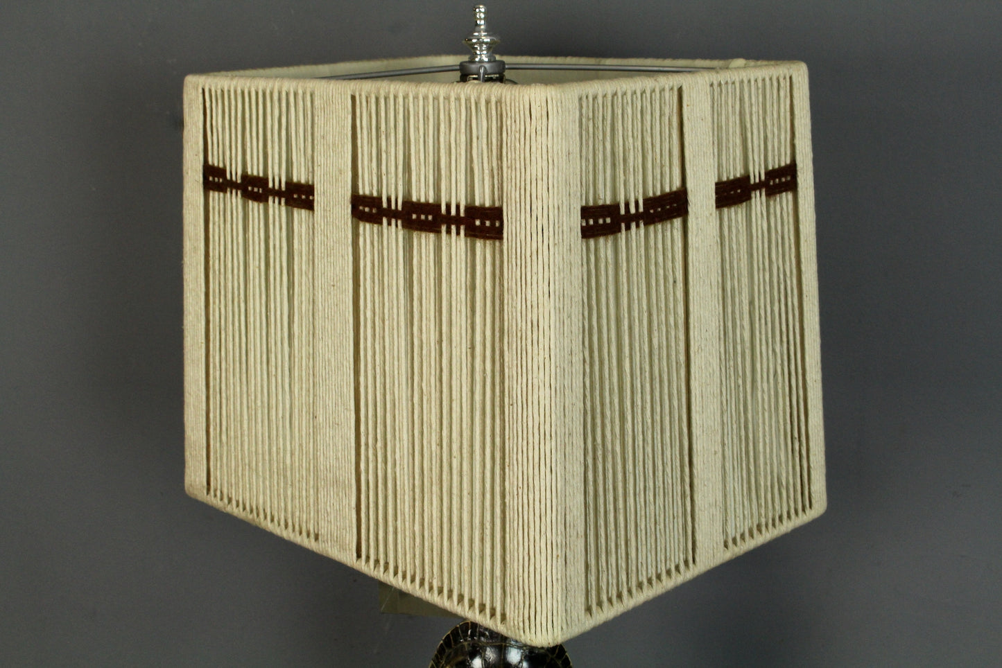 Turtle Shell & Lucite Table Lamp