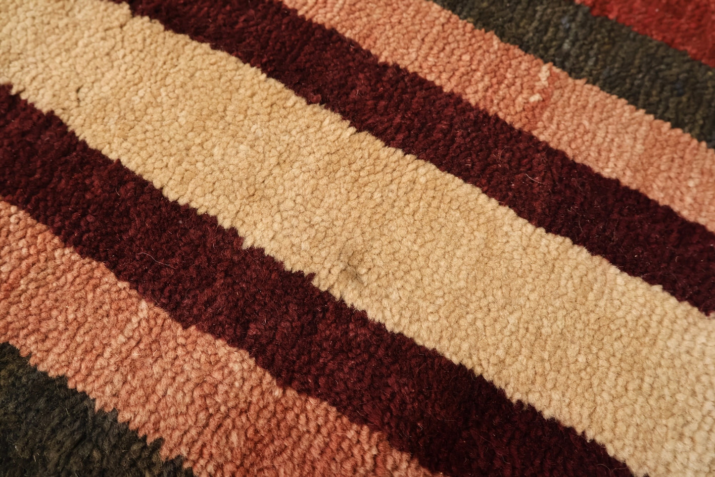 Terracotta & Clay Striped Runner Rug - ONLINE ONLY