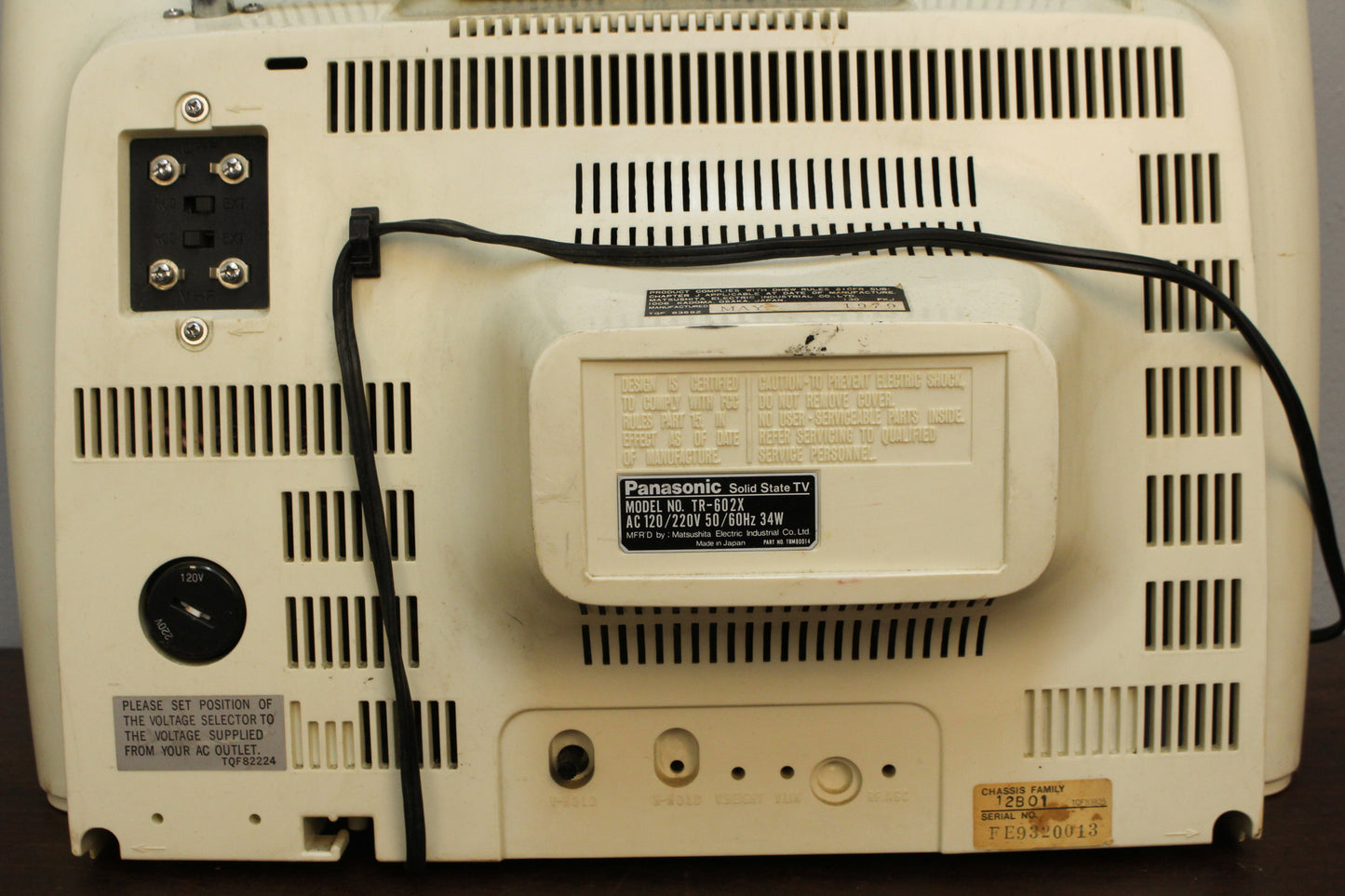 1970s Panasonic Solid State Television