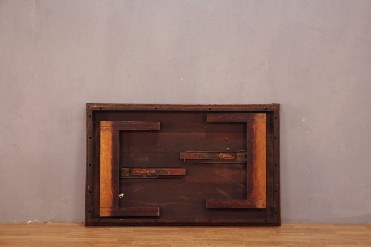 Large Antique Oak Coffee Table