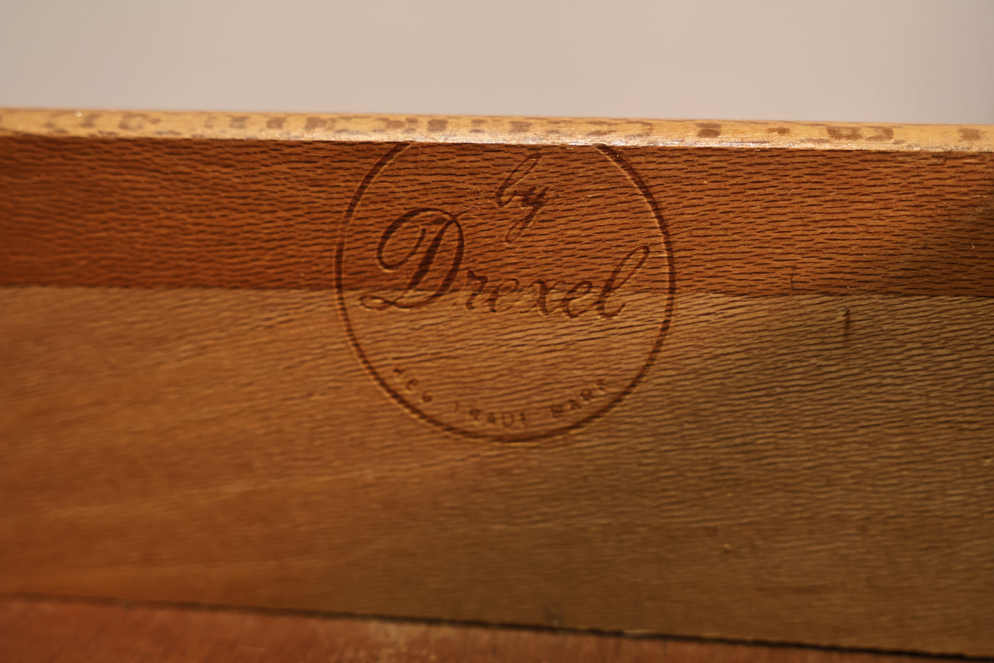 Drexel Curved 2-Drawer End Table - ONLINE ONLY