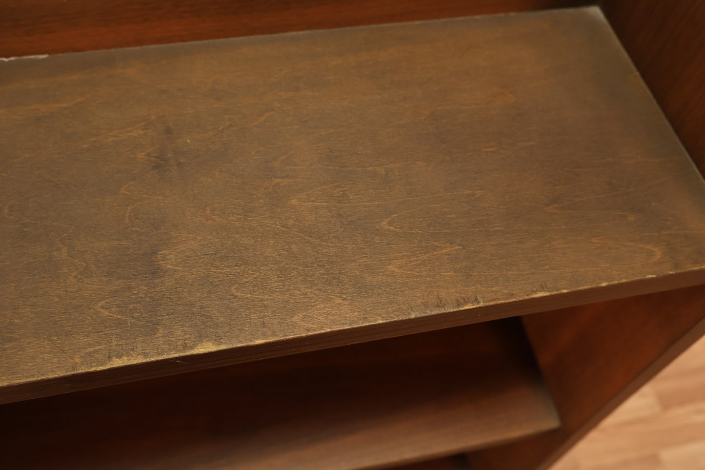 Mid Century Angled 3-Tier Bookshelf - ONLINE ONLY