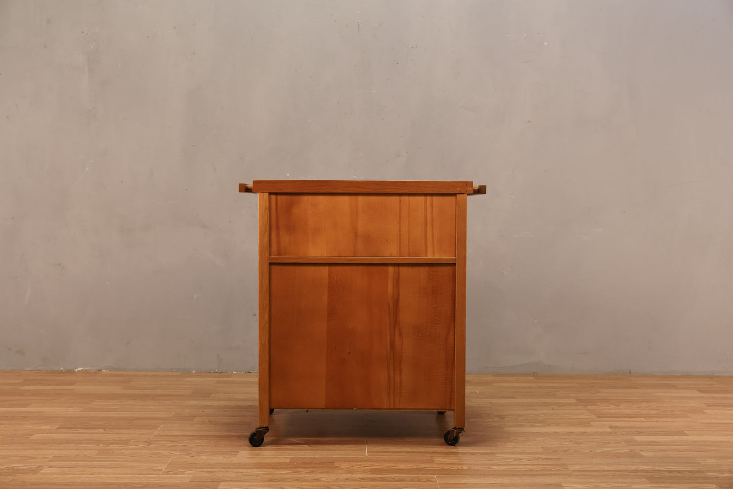 Compact Pull-Tab Kitchen Cart