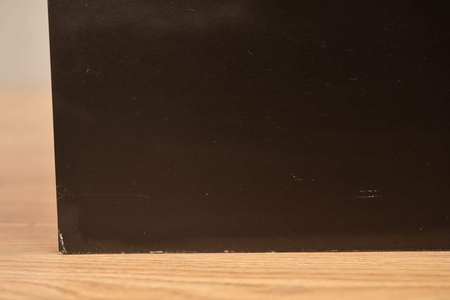Black Laminate Block End Table - ONLINE ONLY