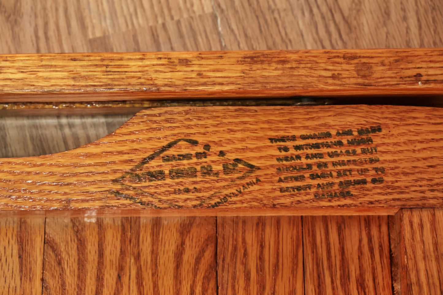 Slatted Oak Folding Chair