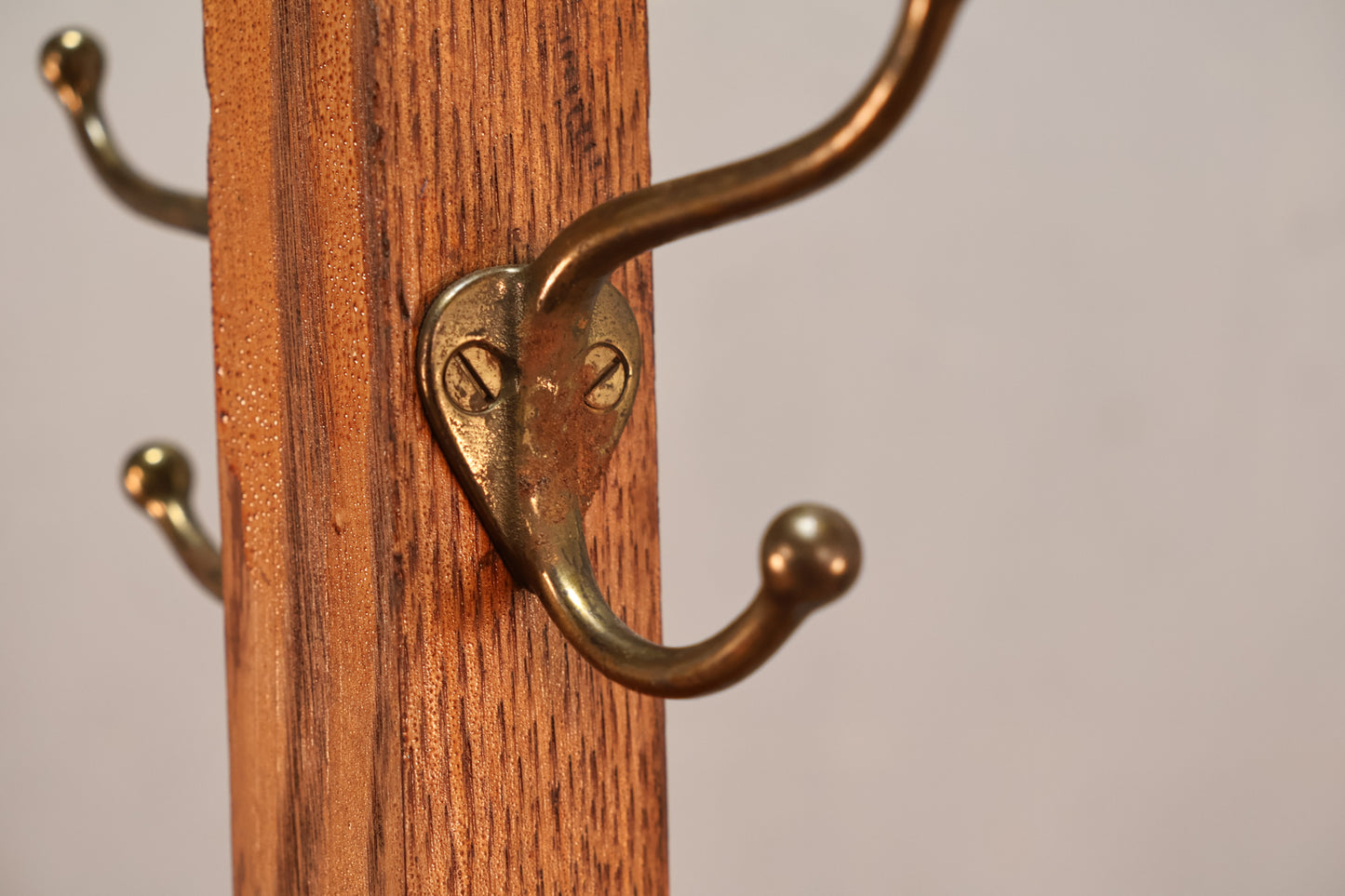 Classic Wood & Metal Coat Rack - ONLINE ONLY