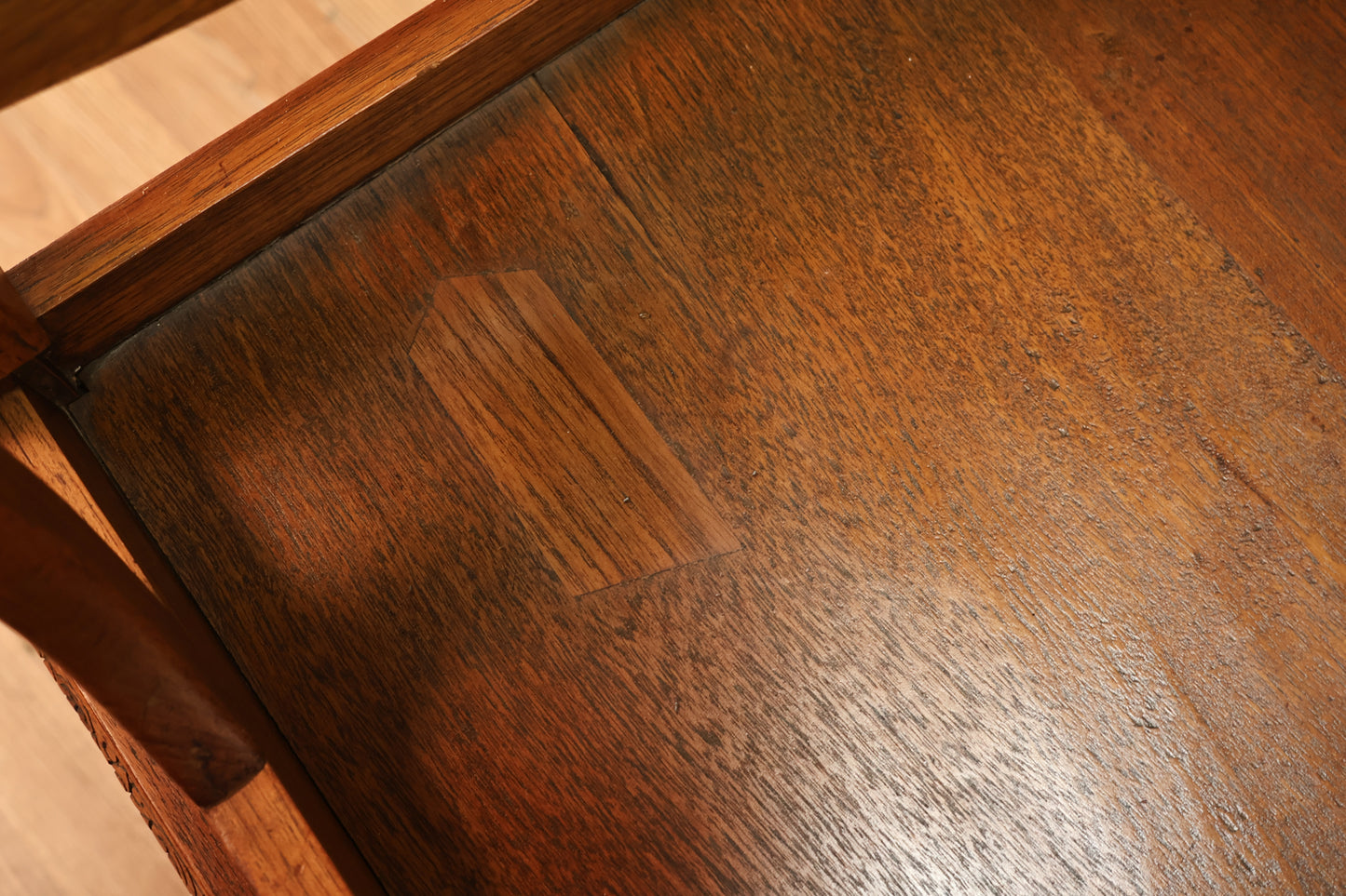 Carved Teak Howdah Accent Chair - ONLINE ONLY