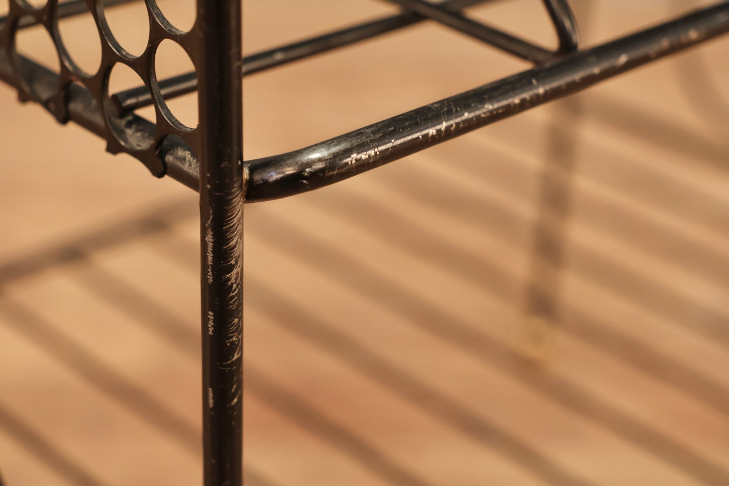 Black Wire Record Stand