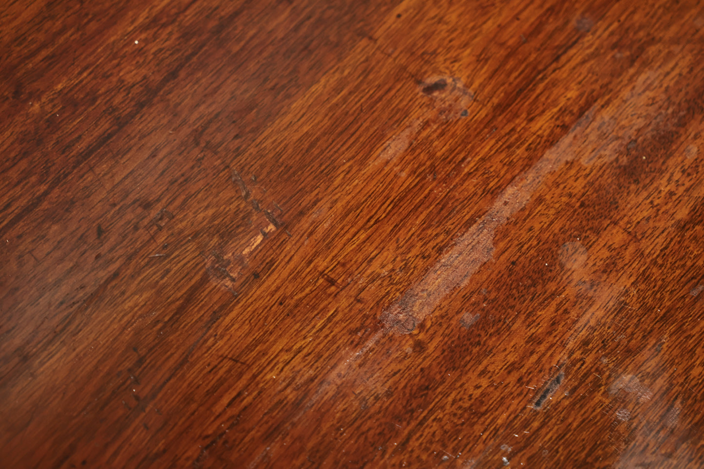 Compact Mahogany Flip-Top Table