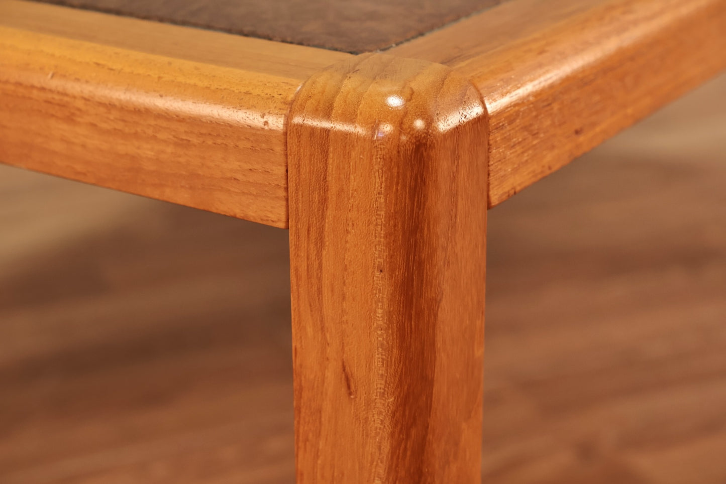 Uldum Teak & Brown Tile Coffee Table - ONLINE ONLY