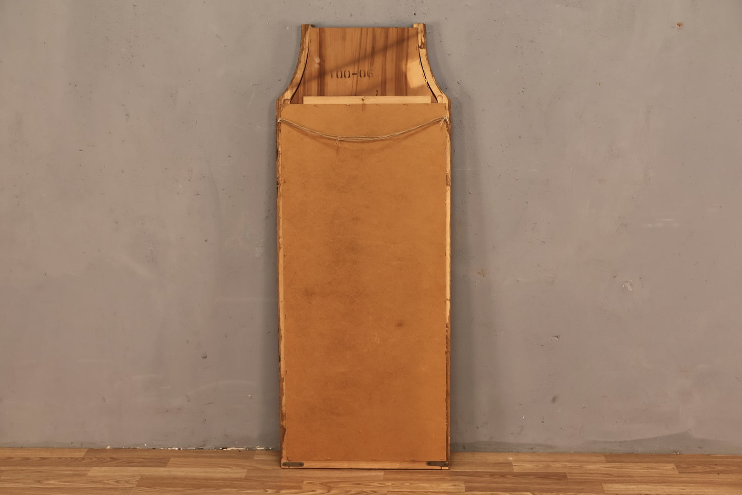Mid Century Ridged Mirror