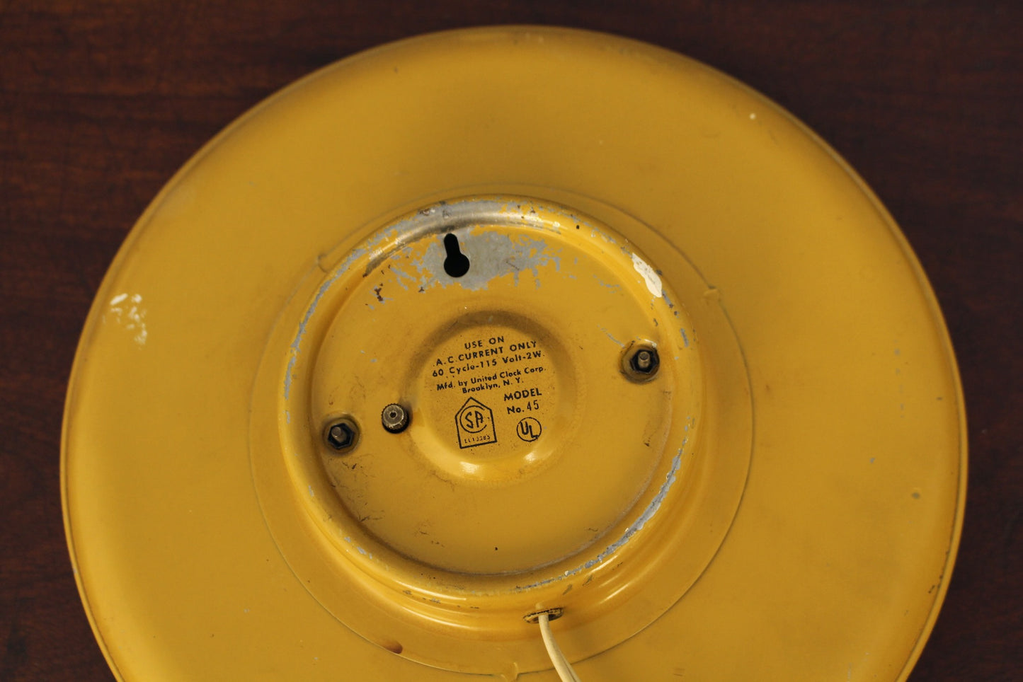 1960s United Electric Wall Clock