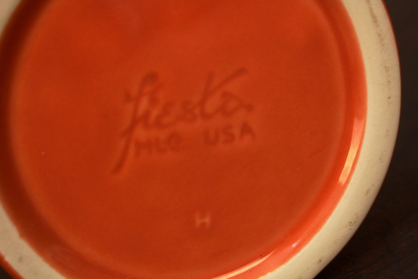 Fiesta Persimmon Ceramic Vase
