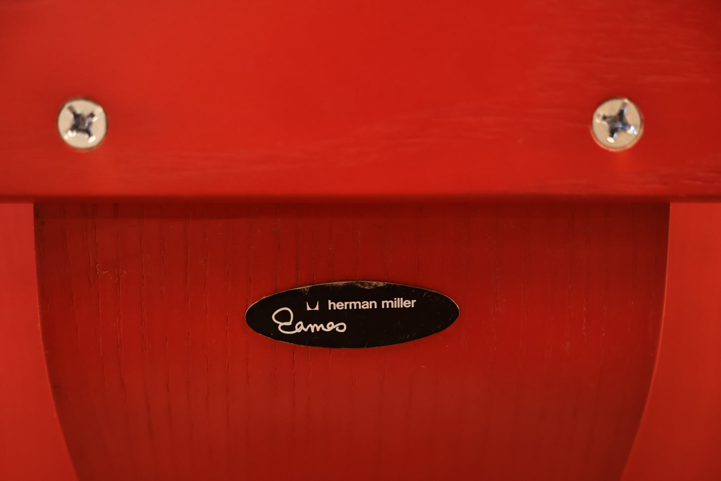 Eames LCW Red Plywood Chair