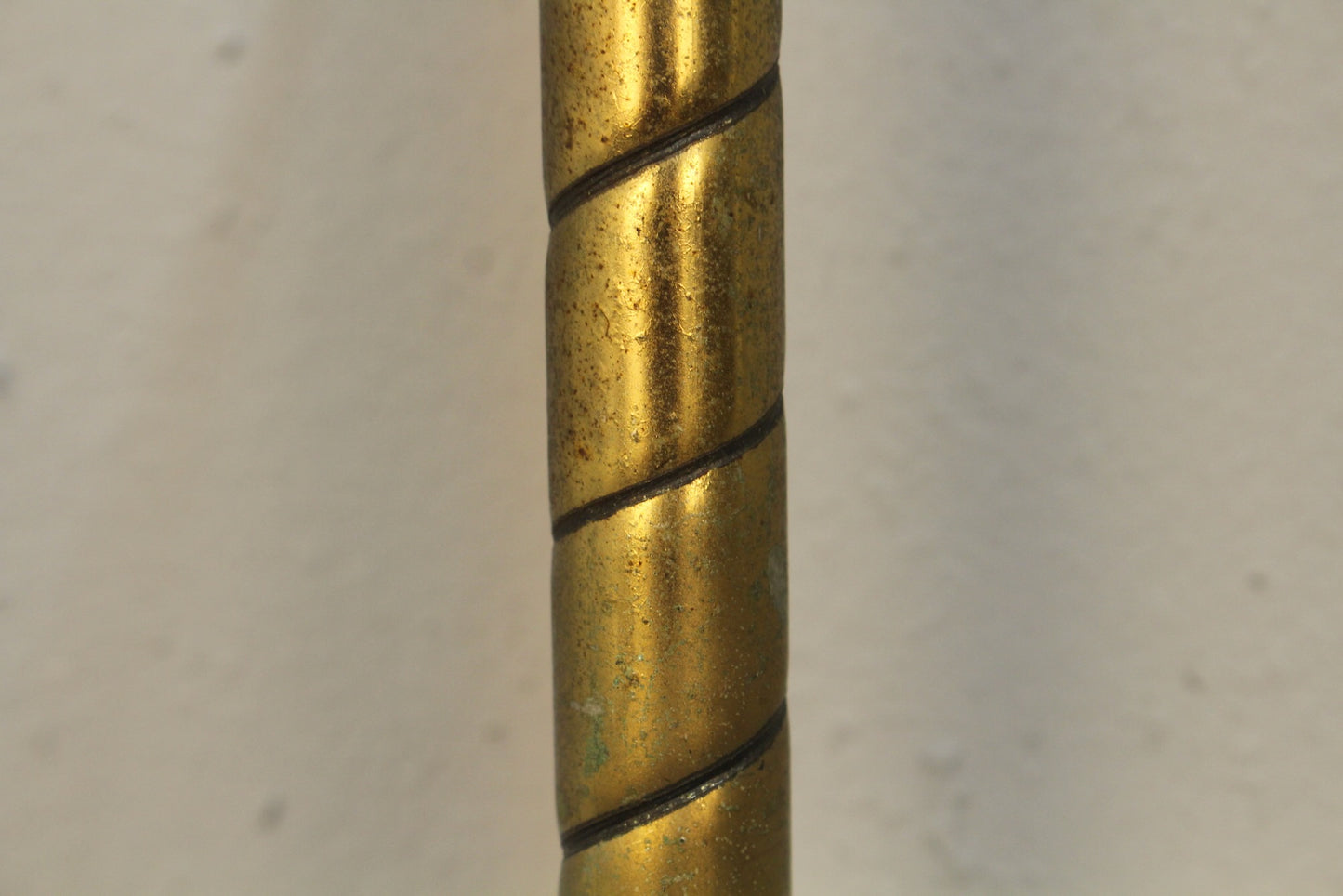 Petite Glass & Brass Wall Shelf