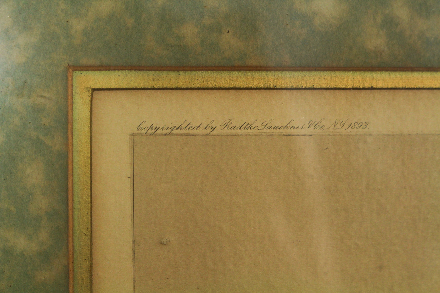 Antique "A Sunny Brook" Print