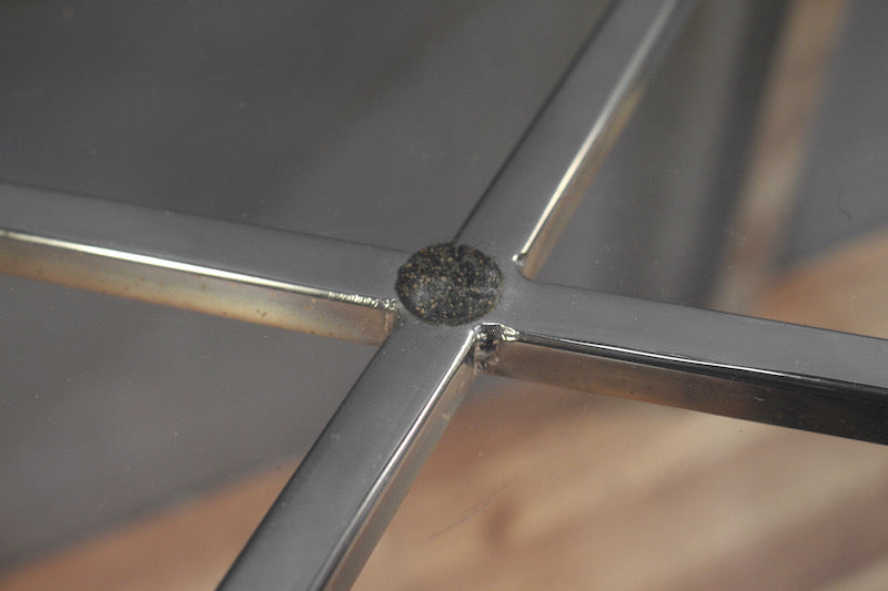 Luxe Chrome & Glass End Table – ONLINE ONLY
