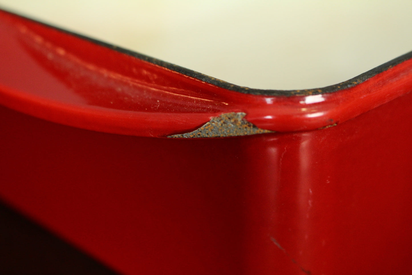 Modern Dansk Red Cast Iron Roasting Pan