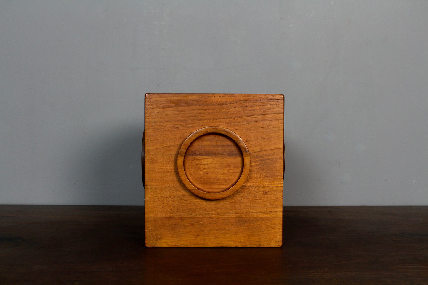 Jens Quistgaard Dansk Teak Cube Ice Bucket