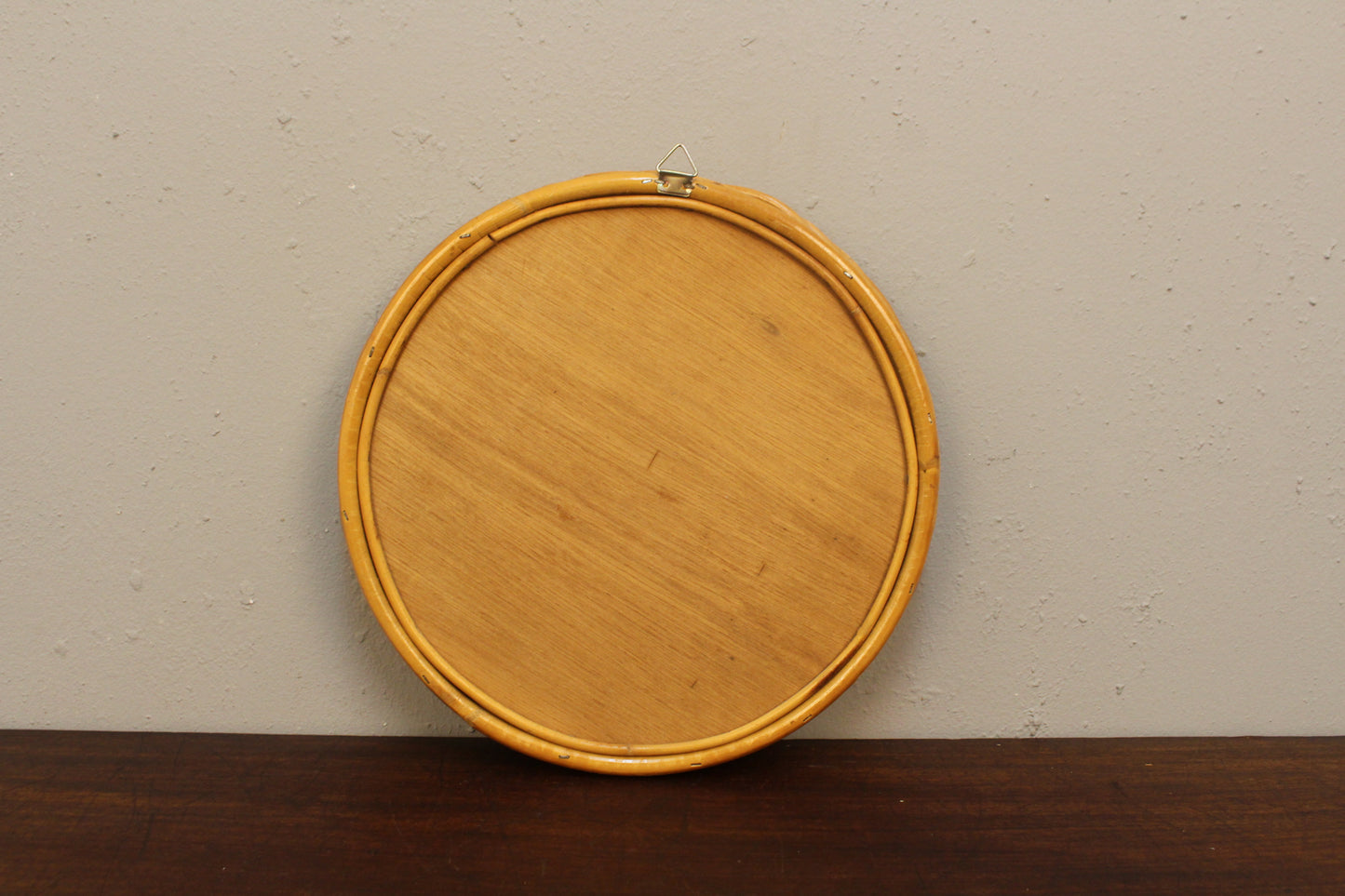 Petite Twisted Rattan Mirror