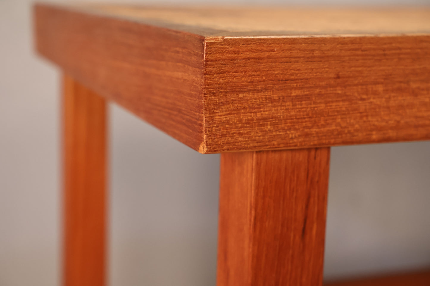 Teak & Tile Console Table - ONLINE ONLY