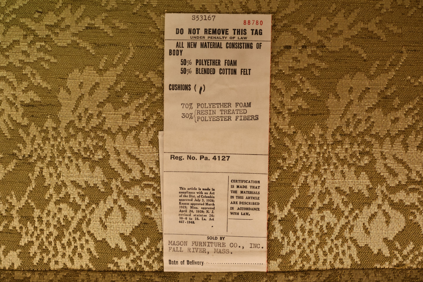 Hollywood Regency Gold Club Chair