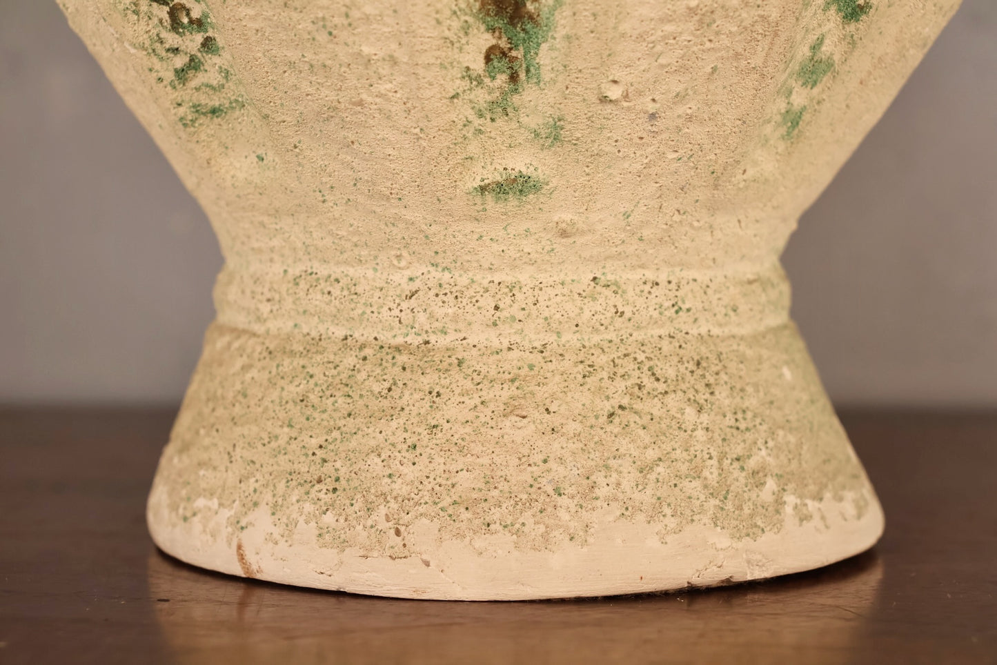 Mid Century Distressed Chalkware Table Lamp