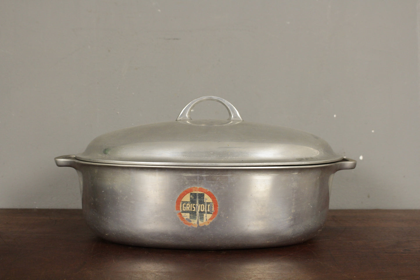 1940s Griswold Cast Aluminum Dutch Oven