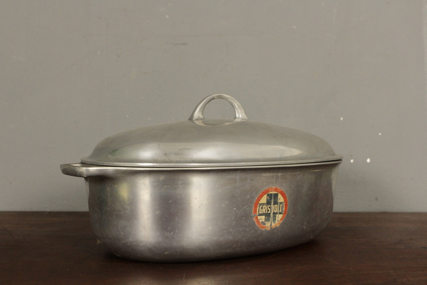 1940s Griswold Cast Aluminum Dutch Oven