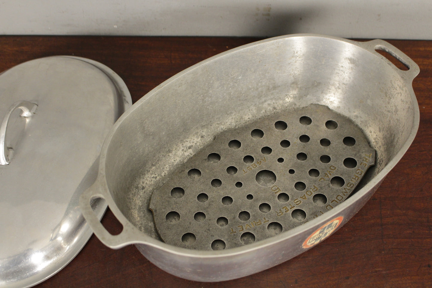 1940s Griswold Cast Aluminum Dutch Oven