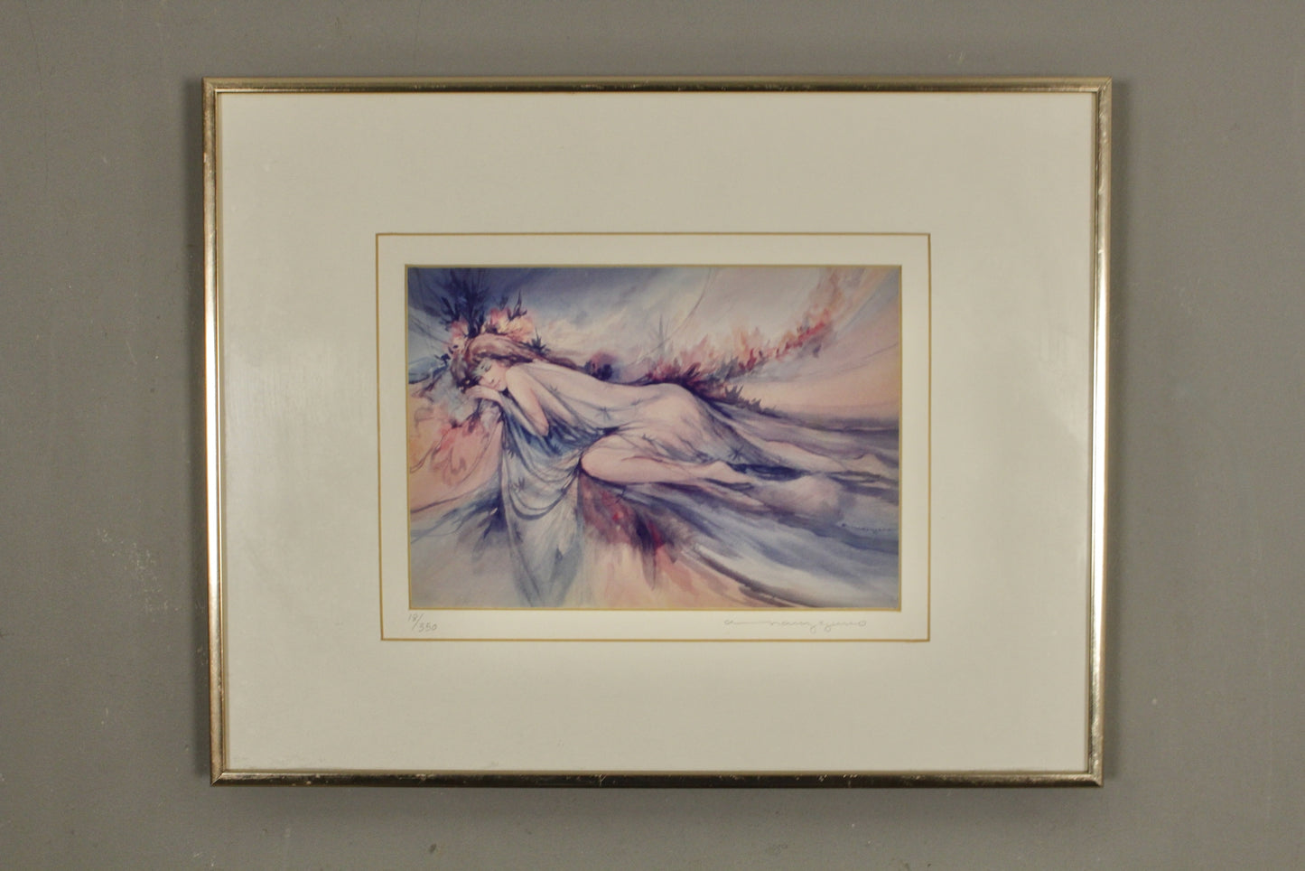 "Sleeping Fairy" Lithograph