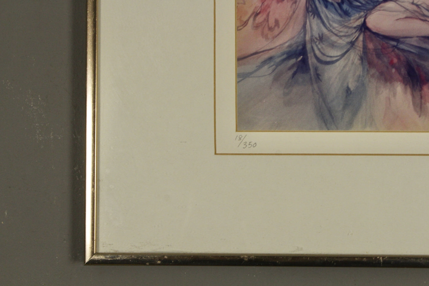 "Sleeping Fairy" Lithograph