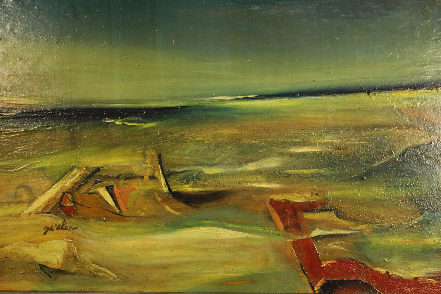 "Limerick Shipwreck" Painting