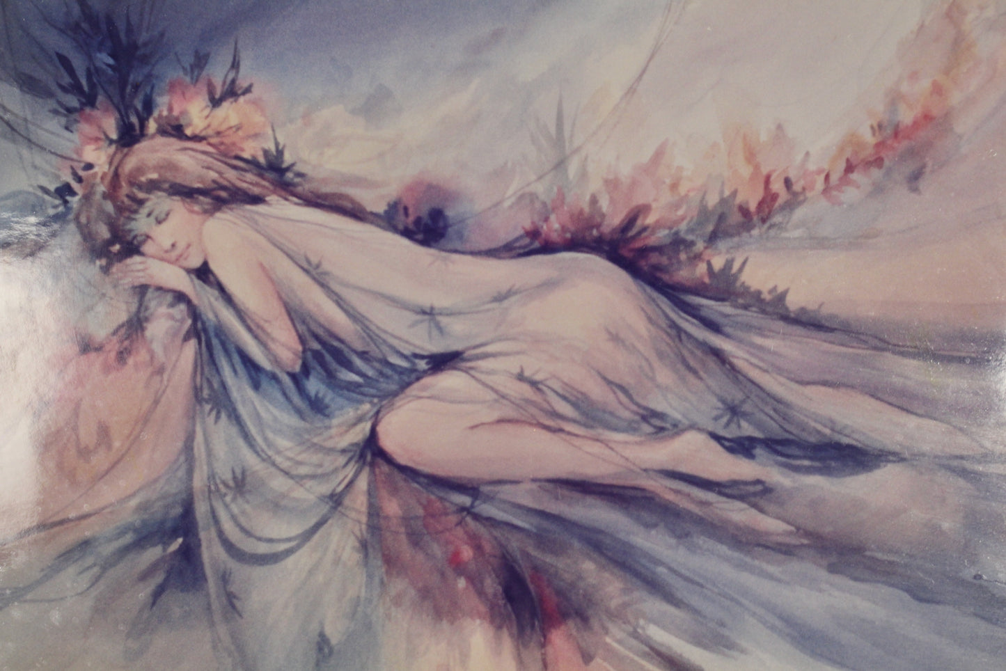 "Sleeping Fairy" Lithograph