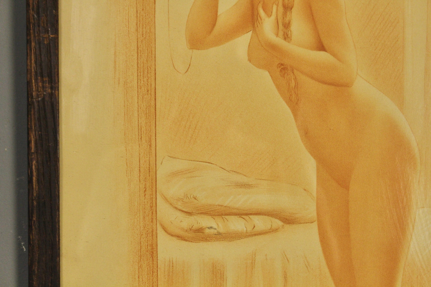 "Hello!" Antique Lithograph