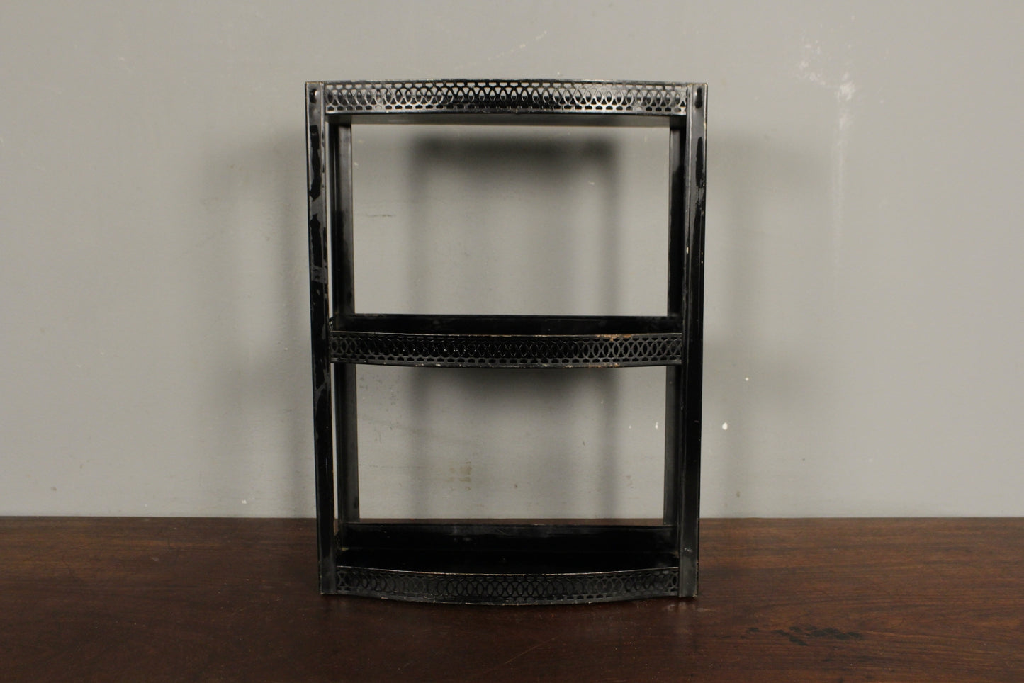 Small Metal 3-Tier Wall Shelf