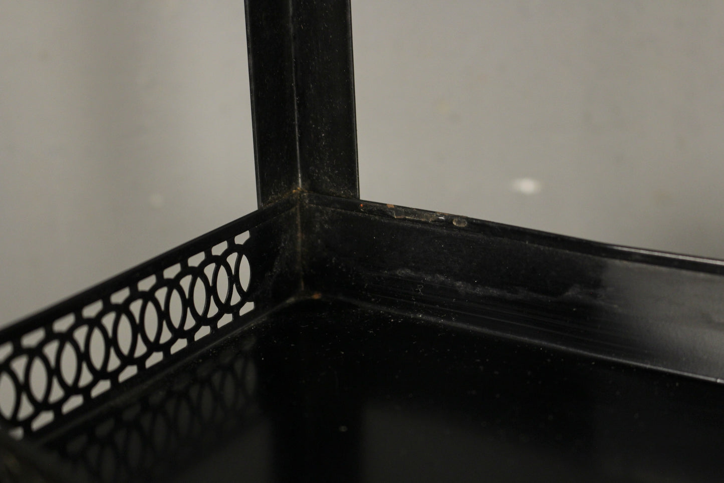 Small Metal 3-Tier Wall Shelf