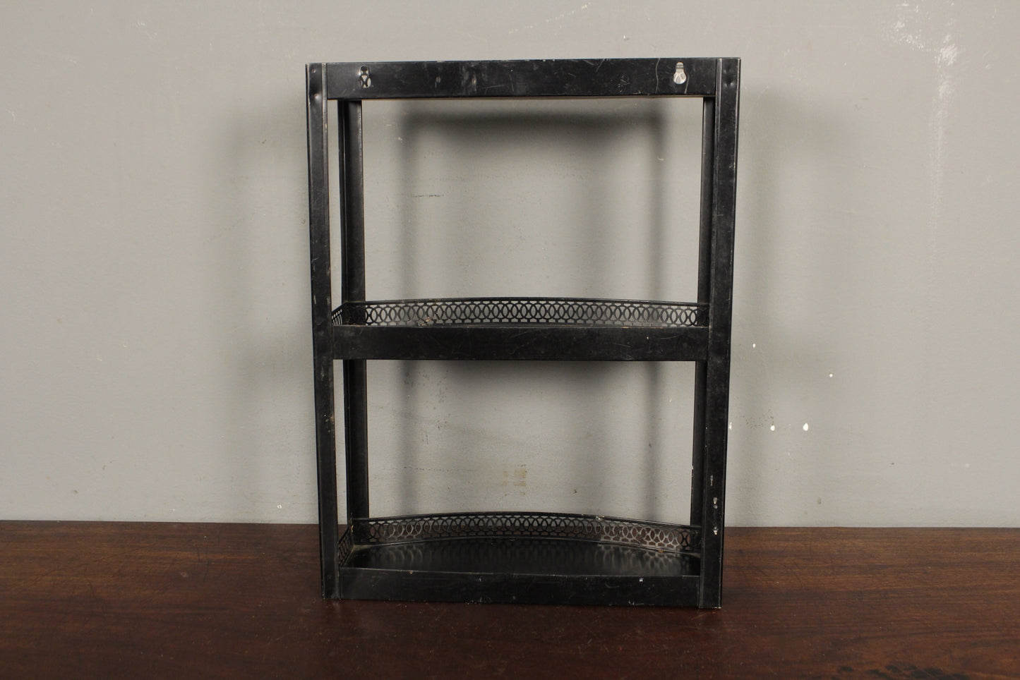 Small Metal 3-Tier Wall Shelf