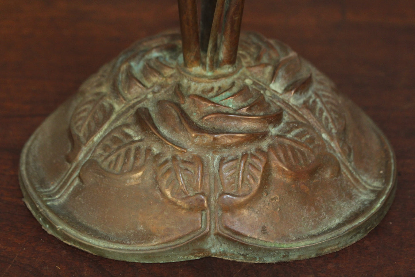 Brass & Glass "Secret Garden" Table Lamp