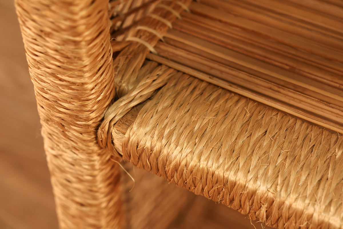 Arched Rattan 4-Tier Shelf - ONLINE ONLY