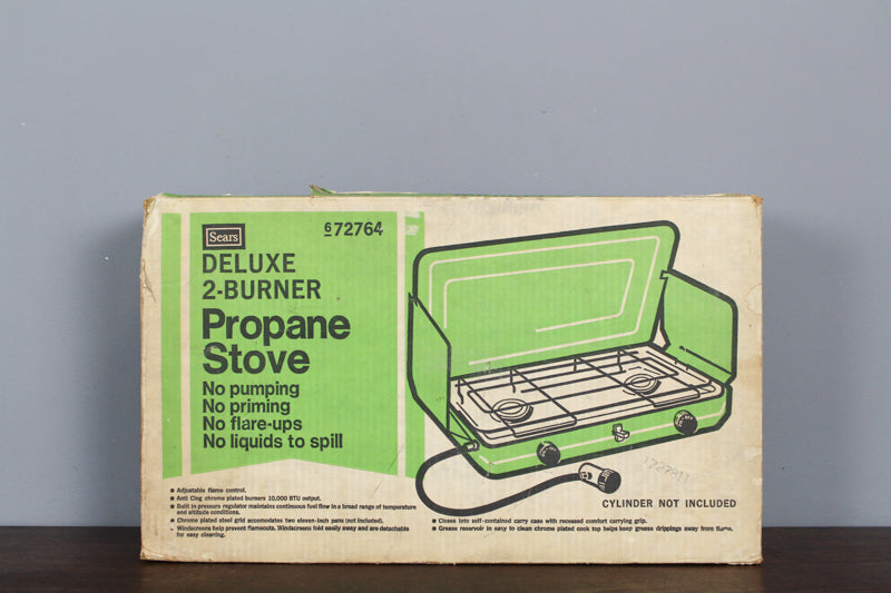 1970s Sears Orange Propane Stove