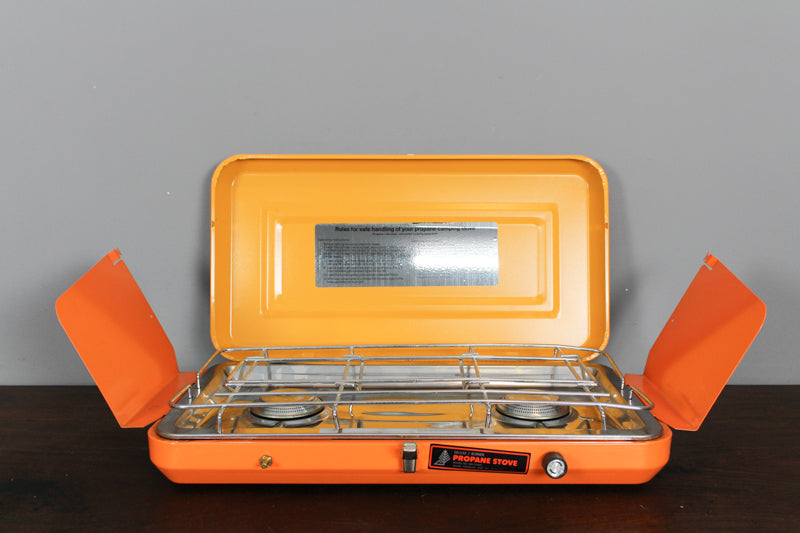 1970s Sears Orange Propane Stove