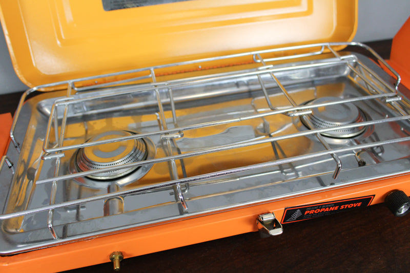1970s Sears Orange Propane Stove