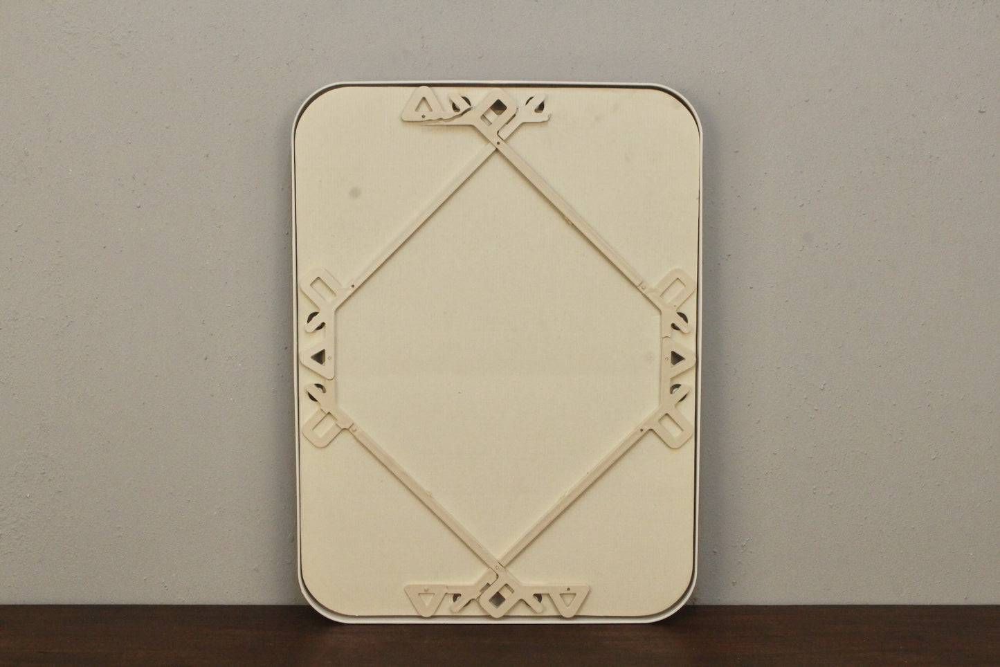 Mod White Plastic Mirror