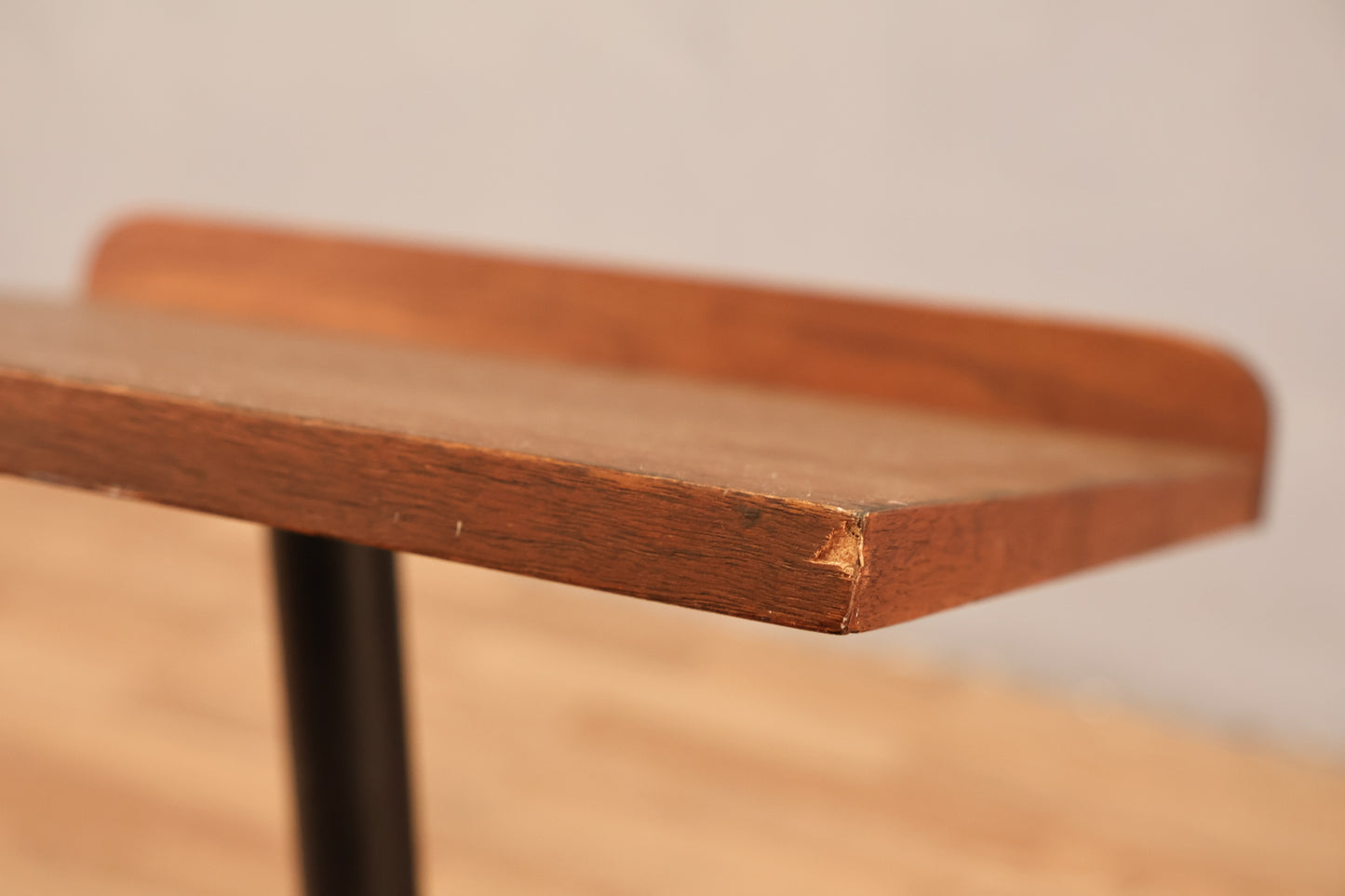 Walnut & Black Rolling Stand - ONLINE ONLY